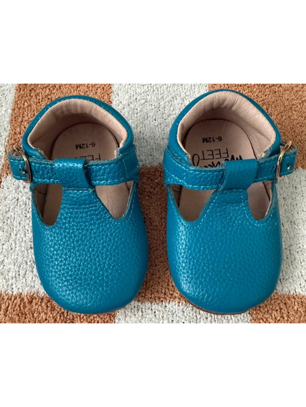 Monkey Feet Turquoise Mary Janes